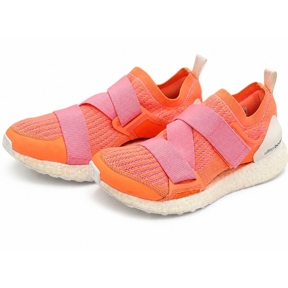 adidas Stella McCartney Ultraboost X Womens 9.5 Orange Glow Running Shoes BB6266
